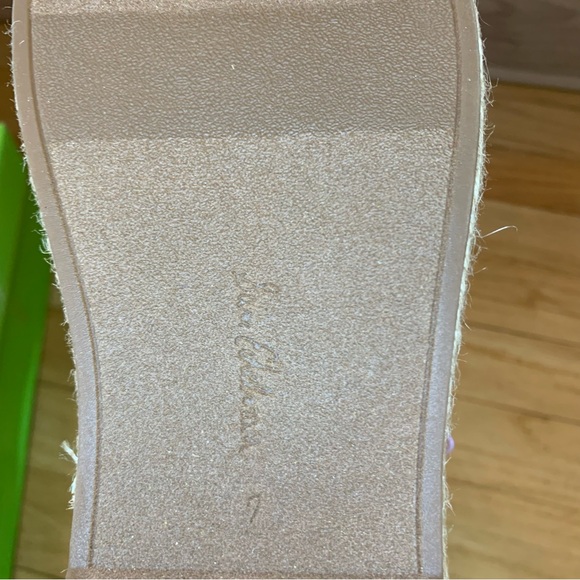 Sam Edelman Arlo Slingback Sandals in Blue Denim - Size 7 - Picture 5 of 6